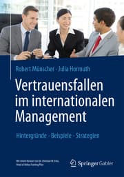 Cover von Vertrauensfallen im internationalen Management