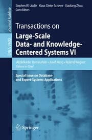 Cover von Transactions on Large-Scale Data- and Knowledge-Centered Systems VI