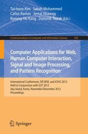 Cover von Computer Applications for Web, Human Computer Interaction, Signal and Image Processing, and Pattern Recognition
