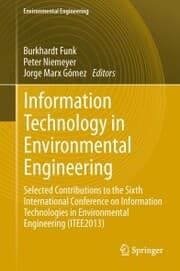 Cover von Information Technology in Environmental Engineering