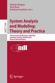 Cover von System Analysis and Modeling: Theory and Practice