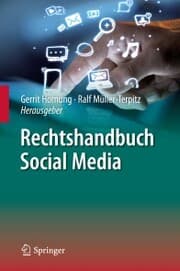 Cover von Rechtshandbuch Social Media