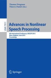 Cover von Advances in Nonlinear Speech Processing