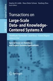 Cover von Transactions on Large-Scale Data- and Knowledge-Centered Systems X