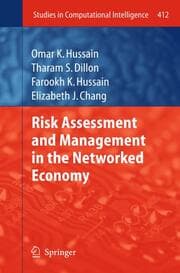 Cover von Risk Assessment and Management in the Networked Economy