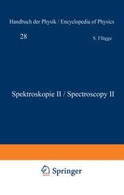 Cover von Spektroskopie II / Spectroscopy II