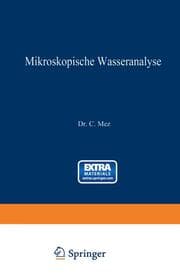 Cover von Mikroskopische Wasseranalyse