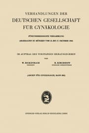 Cover von Verhandlungen der Deutschen Gesellschaft für Gynäkologie
