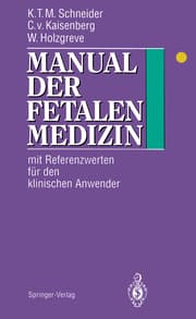 Cover von Manual der fetalen Medizin