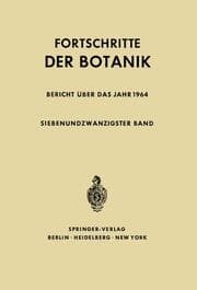 Cover von Fortschritte der Botanik