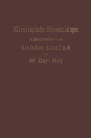 Cover von Mikroskopische Untersuchungen