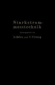 Cover von Starkstrommeßtechnik