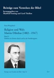 Cover von Religion und Welt: Martin Dibelius (1883-1947), Bd 3