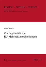 Cover von Zur Legitimität von EU-Mehrheitsentscheidungen