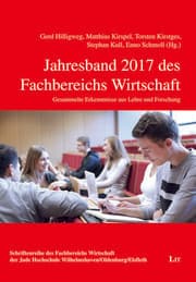 Cover von Jahresband 2017 des Fachbereichs Wirtschaft