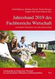Cover von Jahresband 2019 des Fachbereichs Wirtschaft