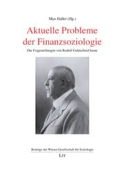 Cover von Aktuelle Probleme der Finanzsoziologie