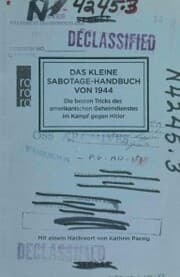 Cover von Das kleine Sabotage-Handbuch von 1944