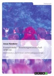 Cover von Examenshilfe - Erziehungswissenschaft (EWS II)