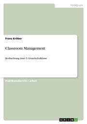 Cover von Classroom Management