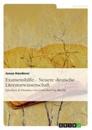 Cover von Examenshilfe - Neuere deutsche Literaturwissenschaft