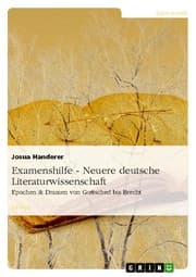 Cover von Examenshilfe - Neuere deutsche Literaturwissenschaft