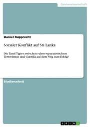 Cover von Sozialer Konflikt auf Sri Lanka