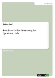 Cover von Probleme in der Bewertung im Sportunterricht