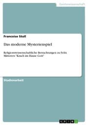 Cover von Das moderne Mysterienspiel