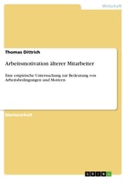 Cover von Arbeitsmotivation älterer Mitarbeiter
