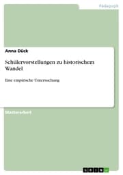 Cover von Schülervorstellungen zu historischem Wandel