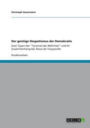 Cover von Der geistige Despotismus der Demokratie