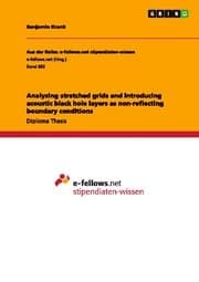 Cover von Analyzing stretched grids and introducing acoustic black hole layers as non-reflecting boundary conditions