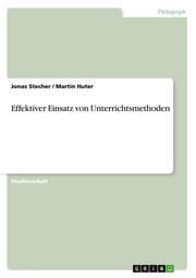 Cover von Effektiver Einsatz von Unterrichtsmethoden