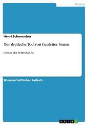 Cover von Der dreifache Tod von Gauleiter Simon