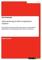Cover von Alterssicherung in fünf europäischen Ländern