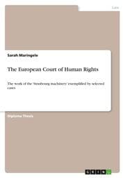 Cover von The European Court of Human Rights