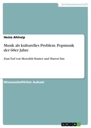 Cover von Musik als kulturelles Problem. Popmusik der 60er Jahre