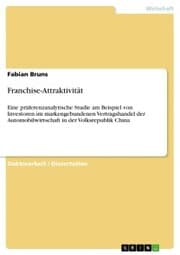 Cover von Franchise-Attraktivität