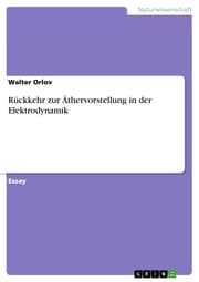 Cover von Rückkehr zur Äthervorstellung in der Elektrodynamik