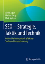 Cover von SEO - Strategie, Taktik und Technik