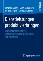 Cover von Dienstleistungen produktiv erbringen