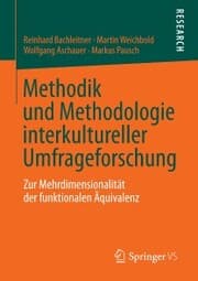 Cover von Methodik und Methodologie interkultureller Umfrageforschung