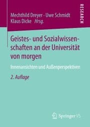 Cover von Geistes- und Sozialwissenschaften an der Universität von morgen