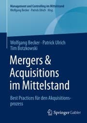 Cover von Mergers & Acquisitions im Mittelstand