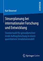 Cover von Steuerplanung bei internationaler Forschung und Entwicklung