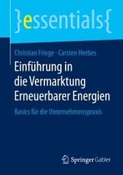 Cover von Einführung in die Vermarktung Erneuerbarer Energien