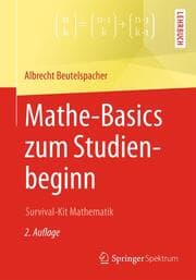 Cover von Mathe-Basics zum Studienbeginn