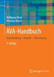 Cover von AVA-Handbuch