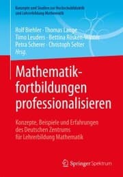 Cover von Mathematikfortbildungen professionalisieren